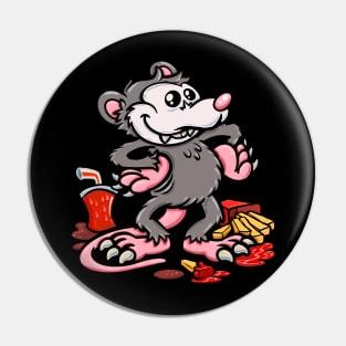 Opossum let's eat french fries Pin