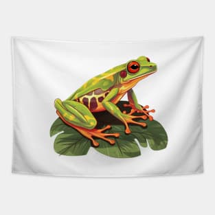 Red Eyed Tree Frog Tapestry