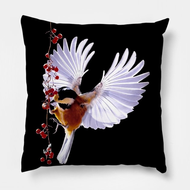 Beautyful Colibri Bird Tee Present T-Shirt Bird Nature Pillow by gdimido