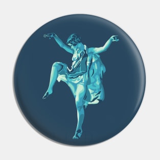 Isadora Duncan Portrait Pin