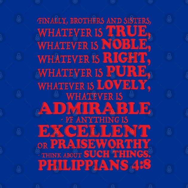 Philippians 4:8 by Plushism