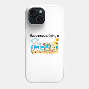 Happiness Is Being A Glam Summer Beach Happy Mother's Day T-Shirt Phone Case