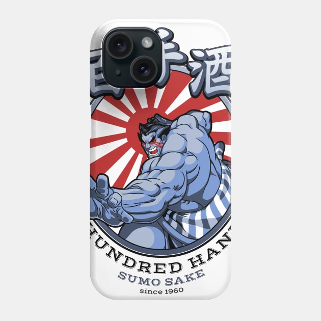 Hundred Hand Phone Case by SquidStudio