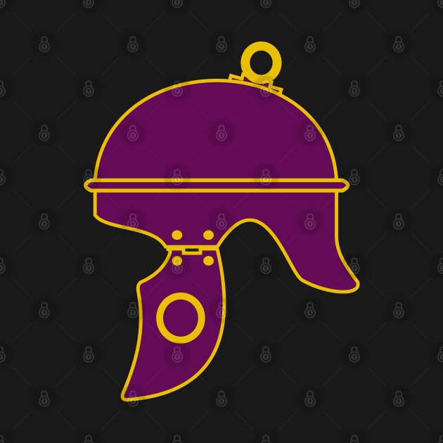 Republican Roman Helmet (Purple) by PabloDeChenez