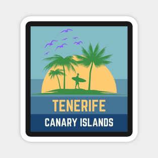 RetroTenerife Canary Islands Magnet