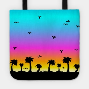 Sunset On The Beach Tote