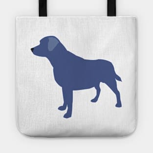 Labrador Silhouette -Blue Tote