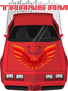 Firebird Trans Am 79-81 - red and orange Magnet