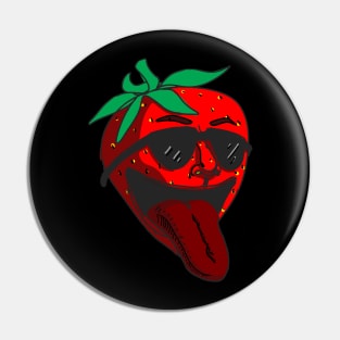 Cool Strawberry Pin