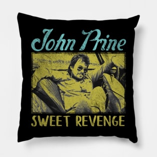 John Prine - Golden Vintage Pillow