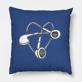 I Heart Music Earpods Earbuds Love Music Pillow