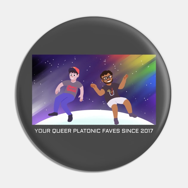 Gays In Space Pin by PlanetWeirdPod