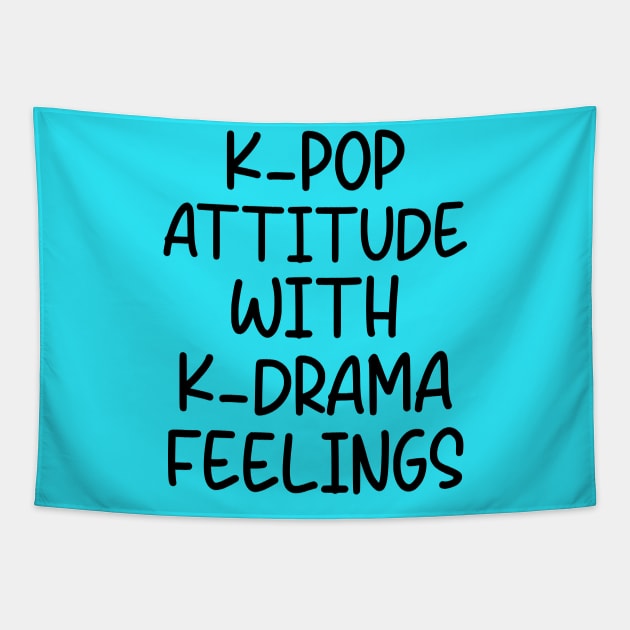 k-pop attitude with k-drama feelings Tapestry by hananeshopping