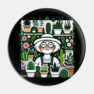 Crazy Plant Lady Pin