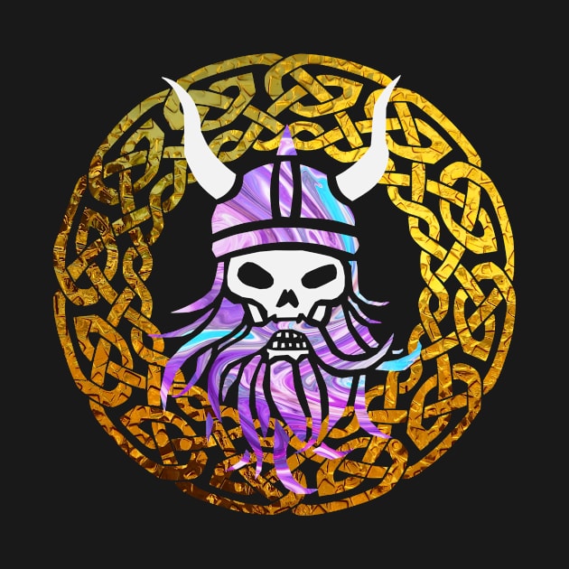 Viking Skull by Wild Geometric