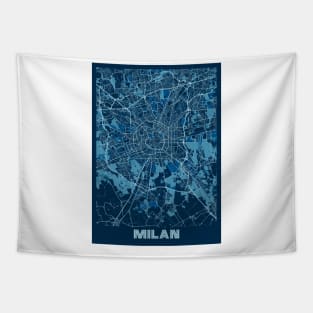 Milan - Italy Peace City Map Tapestry