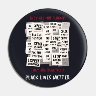 black live metter protest Pin