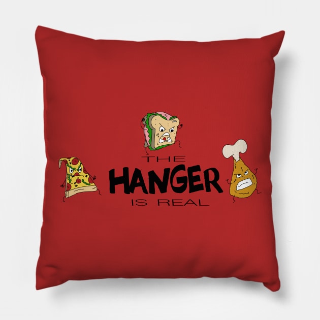 The Hanger is Real Pillow by Slab Styles