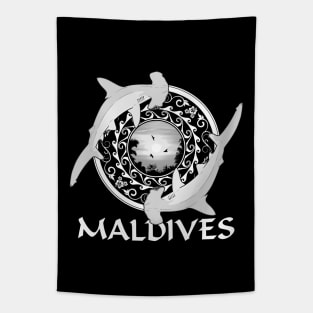 Maldives Hammerhead sharks Tapestry