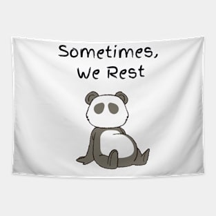 Resting Panda Tapestry