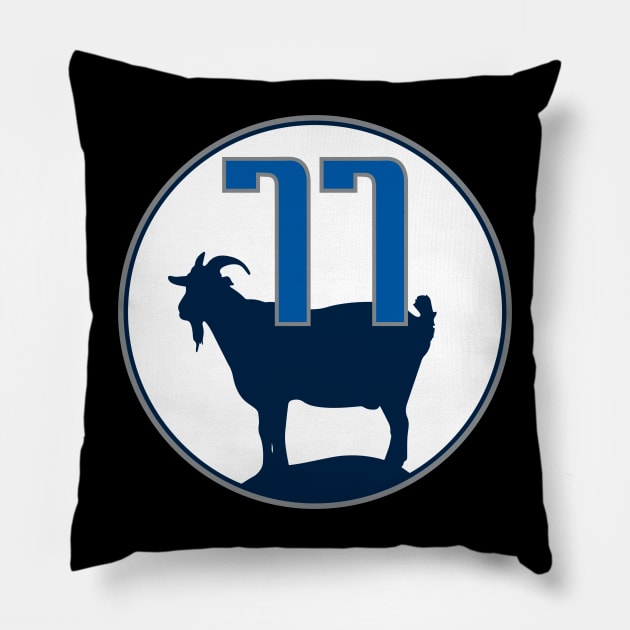 GOAT Doncic Pillow by 730