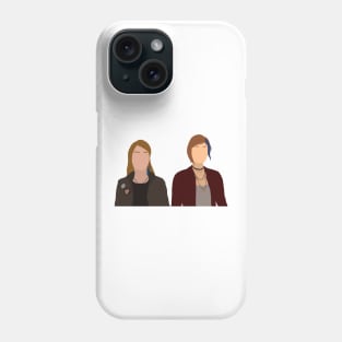 Life is Strange Before The Storm Chloe and Rachel Digital Art Sticker Phone Case