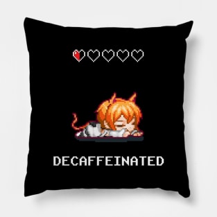 Decaffeinated Cat Girl Pillow