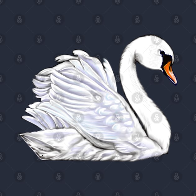 Swan - beautiful white swan by Artonmytee