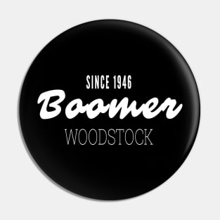 Boomer Woodstock Pin