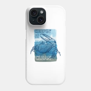 “Keepin’ It Clean” Crab Phone Case