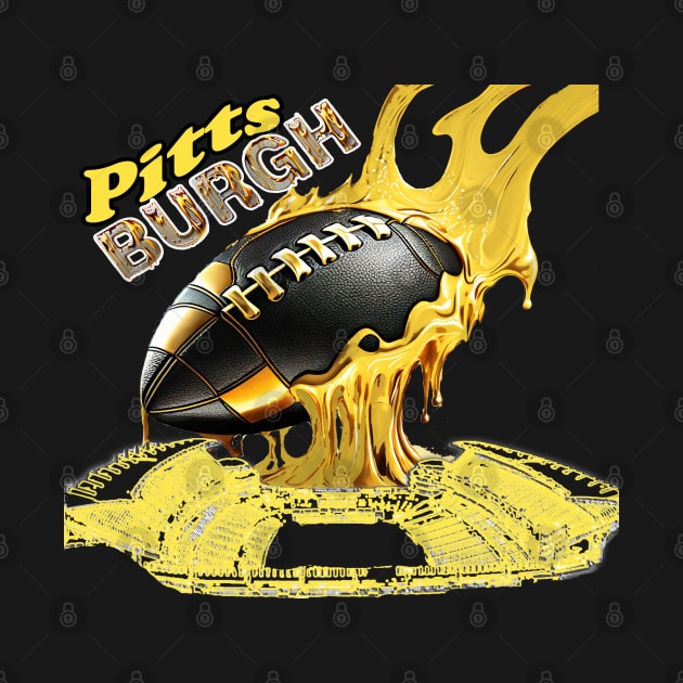 Pittsburgh  Football - Molten Steel Stadium by ToochArt