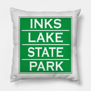 INKS LAKE STATE PARK TEXAS Pillow