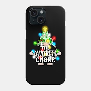 The Favorite Gnome Christmas Matching Family Shirt Phone Case