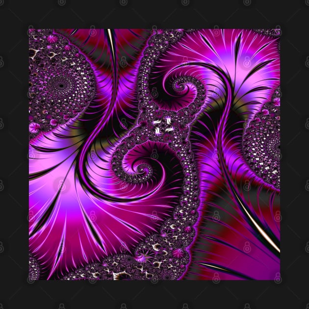 Shocking pink fractal by CreaKat