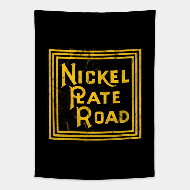 Nickel Plate Road Yellow Tapestry by Turboglyde