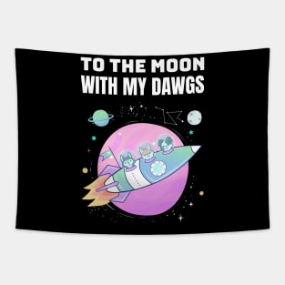 To The Moon Tapestry