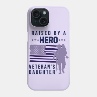 Purple Up For Military Kids Military Child Month - Veteran's Daughter Phone Case