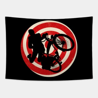 Pee Wee Herman On His Bike Tapestry