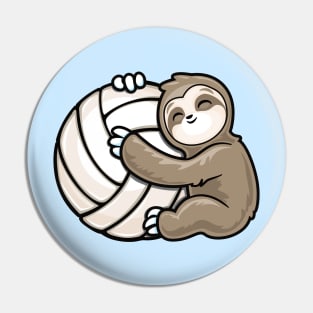 Baby Sloth volleyball player Pin