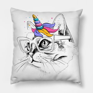 Caticorn Is My Valentine, Unicorn Valentine Pillow