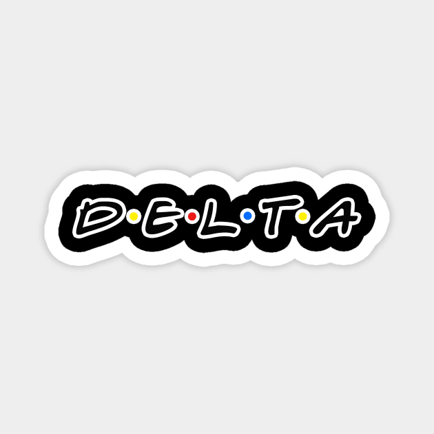 Delta Retro Magnet by lolosenese