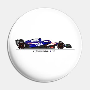 F1  Yuki Tsunoda VCARB Fan shirt Pin