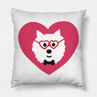 Westie Valentine Pillow