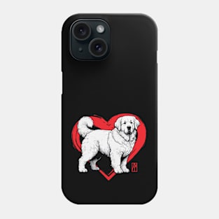 I Love My Kuvasz - I Love my dog - Protective dog Phone Case