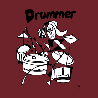 Drummer (Female) by Pollux T-Shirt