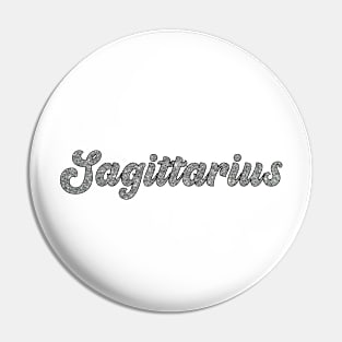 Sagittarius Glitter Pin