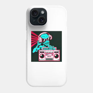 Boombox alien Phone Case