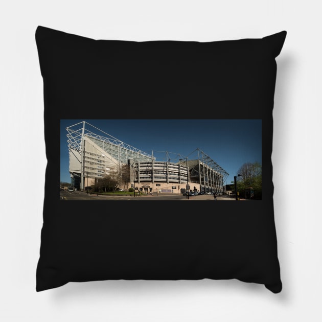 St James' Park, Newcastle Pillow by davehudspeth