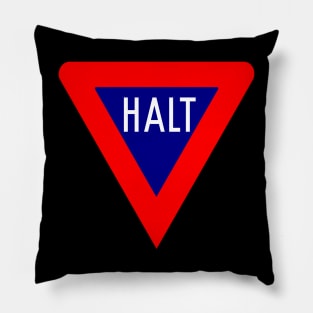 Halt Sign Pillow