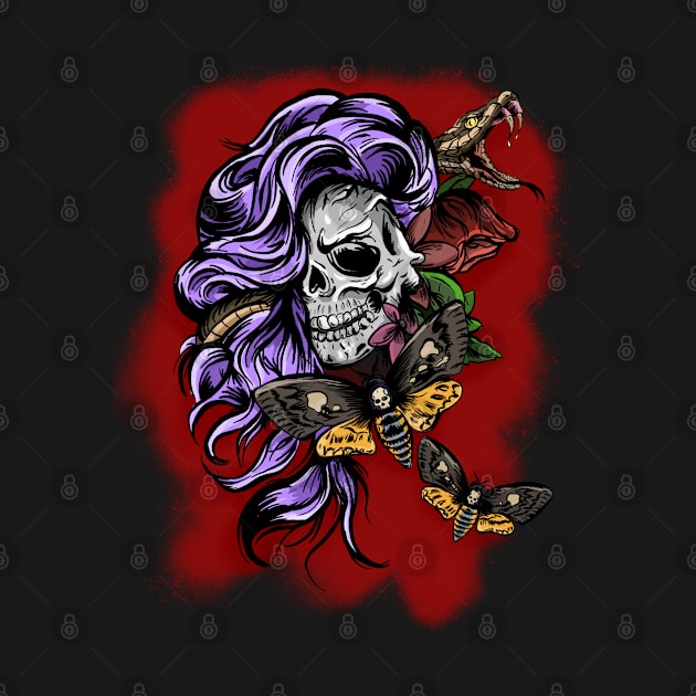 Lady Deathskull by Danispolez_illustrations